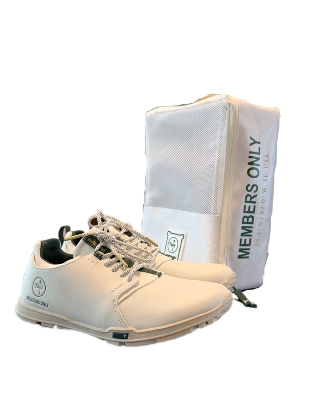 TRUE Linkswear Original 1.2 Members Only Golf Shoes White Green Men’s 10